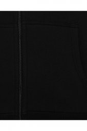 Üç Iplik Fermuarlı Kapüşonlu Yeşil Erkek Sweatshirt thumbnail 10