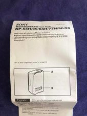 Sony NP-77H 6V 2400mAh Batarya - Sony Video Kamera Bataryası - 5