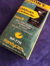 Sony NP-77H 6V 2400mAh Batarya - Sony Video Kamera Bataryası - 6