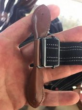 Düğmeli Tarz Derili Pantolon Askı 10 Adet - Çocuk Yetişkin Pantolon Askı - 6