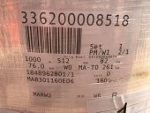Beyaz Renk Duvar Kağıdı 1000 Metre 512 mm 160g/m2 - 4