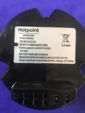 Hotpoint Ariston HS MR 2A ZU B 28,8v 2000 mAh Li-on Süpürge Makinası Bataryası - 2