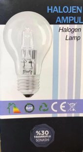 Halojen Ampul E27 100Watt (70w=100w )Tasarruflu Lamba - 1