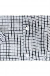 Bol Kesim Kısa Kollu Siyah Erkek Gömlek - 4