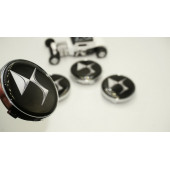 Citroen DS Logo Jant Göbeği Kapak Seti 60mm - 1