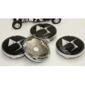 Citroen DS Logo Jant Göbeği Kapak Seti 60mm - 5
