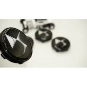 Citroen DS Logo Jant Göbeği Kapak Seti 60mm - 1