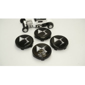 Citroen DS Logo Jant Göbeği Kapak Seti 60mm - 2