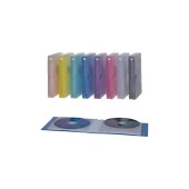 Comix Cd Kutusu 48 Li CD Kutusu CD Çantası Şeffaf Renkler - 1