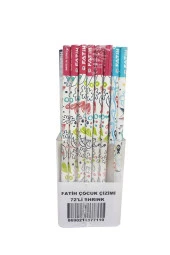 Fatih Kurşun Kalem Çocuk Çizimi Kurşu Kalem (72 Adet Kalem) - 1