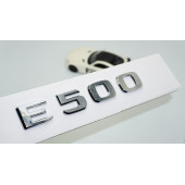 DK Tuning E500 Bagaj Krom ABS 3M 3D Yazı Logo Benz İle Uyumlu - 1