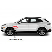 Porsche Çamurluk Yanı Köpekbalığı Solungaçları Hava Vent Air Flow - 5