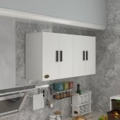 Kenzlife hazır mutfak merta byz 060*120*22 mutfak banyo dolabı kapaklı raflı - 1