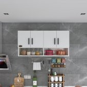 Kenzlife hazır mutfak vesper byz 060*120*22 mutfak banyo dolabı kapaklı raflı - 4