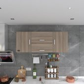 Kenzlife hazır mutfak lucida crd 060*150*22 mutfak banyo dolabı kapaklı raflı - 4