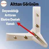 Napoli Lüks Mobilya Kanepe Sehpa Puf Koltuk Ayağı 10 Cm Krem Baza Ayakları thumbnail 3