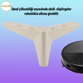 Napoli Lüks Mobilya Kanepe Sehpa Puf Koltuk Ayağı 10 Cm Krem Baza Ayakları thumbnail 2