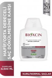 Bioxcin Klasik Kuru Ve Normal Saç Dökülmesine Karşı Şampuan 3 X 300 Ml - 2
