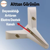 Napoli Lüks Mobilya Kanepe Sehpa Puf Koltuk Ayağı 14 Cm Krem Baza Ayakları thumbnail 3