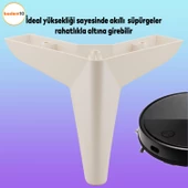 Napoli Lüks Mobilya Kanepe Sehpa Puf Koltuk Ayağı 14 Cm Krem Baza Ayakları thumbnail 2