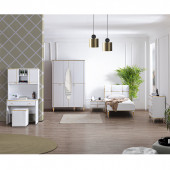 Setay Gold Genç Odası Takımı - Karyola, Dolap, Çalışma Masası, Komodin - 1
