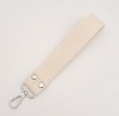 Angel Çanta Aksesuar Krem Pamuklu Kolon Elcik Gümüş Metalli - 3