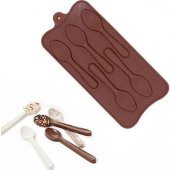 SİLİKON ÇİKOLATA KALIBI KAŞIK - 1