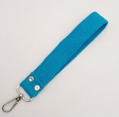 Angel Çanta Aksesuar Turkuaz Pamuklu Kolon Elcik Gümüş Metalli - 3