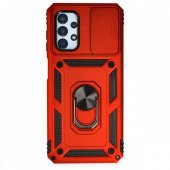 Samsung Galaxy A23 4G Kılıf Kamera Korumalı Sürgülü Yüzüklü Standlı Tank - 3