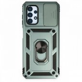 Samsung Galaxy A23 4G Kılıf Kamera Korumalı Sürgülü Yüzüklü Standlı Tank - 6