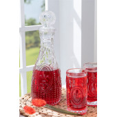 Glamis Cam Fleur De Lis Model Karaf 2 Bardaklı Set - 3