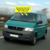 VW Transporter T5 2004-2010 Sağ Ön Kapı İç Çekme Kolu 7H0867180C - 2