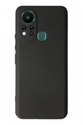 İnfinix Hot 11S Kılıf Yumuşak Dokulu Silikon  - Siyah - 1