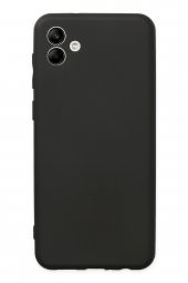 Samsung Galaxy A04 Kılıf Yumuşak Dokulu Silikon  - Siyah thumbnail 1