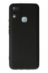 İnfinix Hot 10 Play Kılıf Yumuşak Dokulu Silikon  - Siyah thumbnail 1