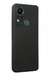 İnfinix Hot 11S Kılıf Yumuşak Dokulu Silikon  - Siyah - 2