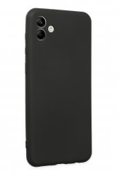 Samsung Galaxy A04 Kılıf Yumuşak Dokulu Silikon  - Siyah thumbnail 2