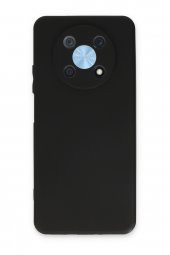Huawei Nova Y90 Kılıf Yumuşak Dokulu Silikon  - Siyah thumbnail 1