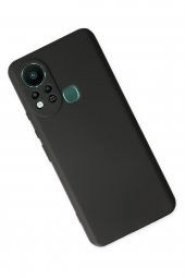 İnfinix Hot 11S Kılıf Yumuşak Dokulu Silikon  - Siyah - 3