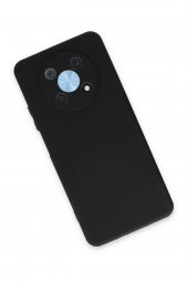 Huawei Nova Y90 Kılıf Yumuşak Dokulu Silikon  - Siyah thumbnail 3