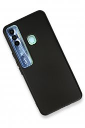 Techno Spark 7 Pro Kılıf Yumuşak Dokulu Silikon  - Siyah thumbnail 2