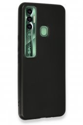 Techno Spark 7 Pro Kılıf Yumuşak Dokulu Silikon  - Siyah thumbnail 3