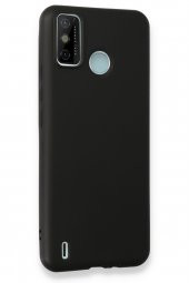 Techno Spark 6 Go Kılıf Yumuşak Dokulu Silikon  - Siyah thumbnail 3