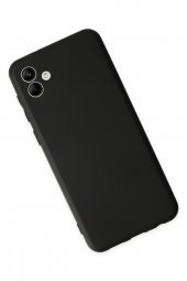 Samsung Galaxy A04 Kılıf Yumuşak Dokulu Silikon  - Siyah thumbnail 3