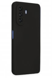 Huawei Nova Y70 Kılıf Yumuşak Dokulu Silikon  - Siyah thumbnail 3