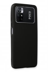 Xiaomi Poco M4 Pro 4G Kılıf Yumuşak Dokulu Silikon  - Siyah - 2