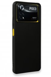Xiaomi Poco X4 Pro 5G Kılıf Yumuşak Dokulu Silikon  - Siyah - 3