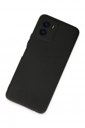 Vivo Y15S Kılıf Yumuşak Dokulu Silikon  - Siyah thumbnail 3