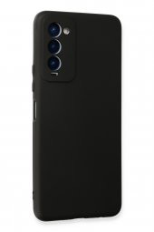 Techno Camon 18 Kılıf Yumuşak Dokulu Silikon  - Siyah - 2