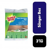 Scotch Brite 3lü Sünger Bez - 1